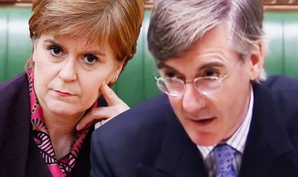 Commons erupts in laughter as Rees-Mogg schools Sturgeon ‘on the facts’