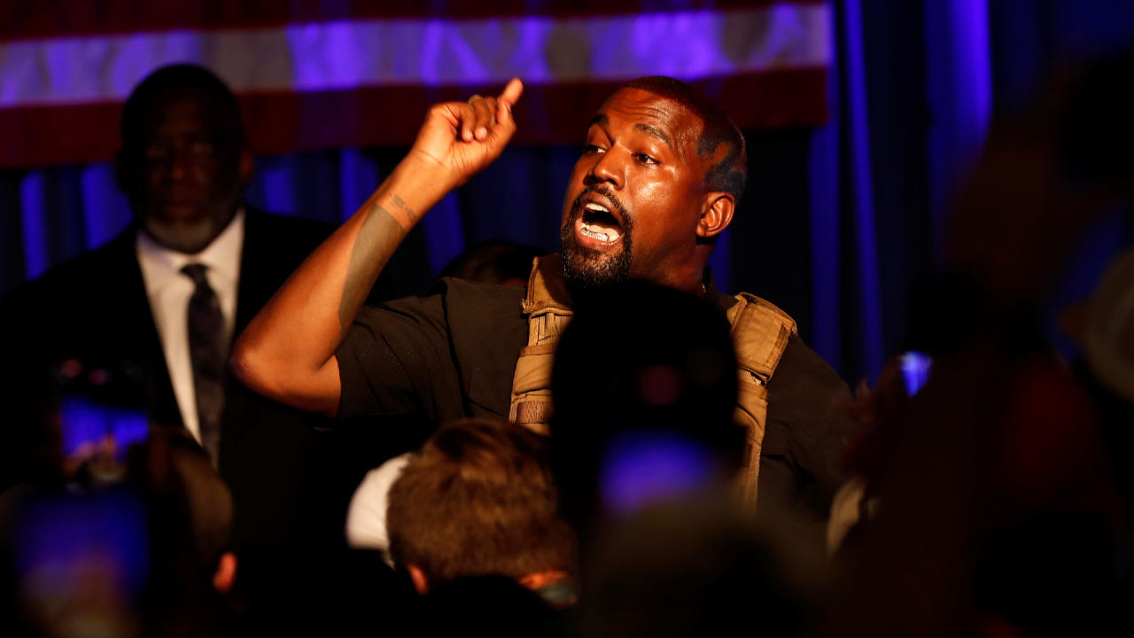  US rapper Kanye West launches 2020 presidential bid with rambling campaign rally