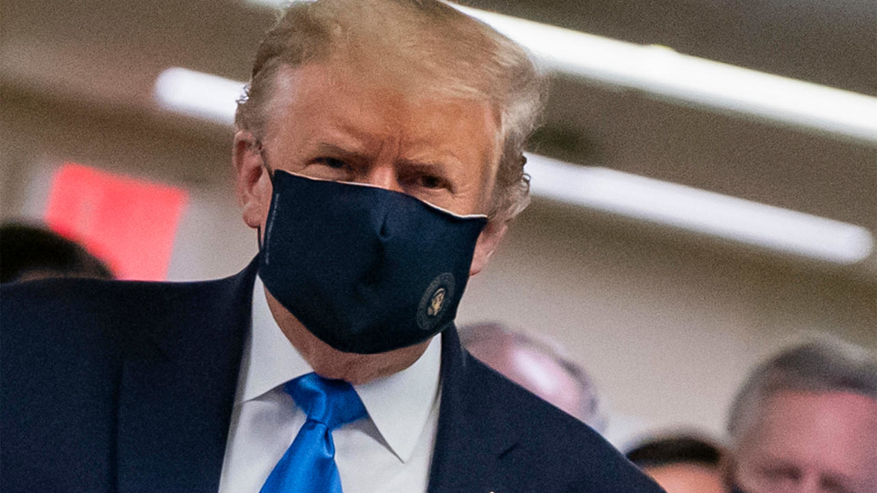 Troubled Trump changes his tune on mask-wearing, calls it ‘patriotic’ gesture