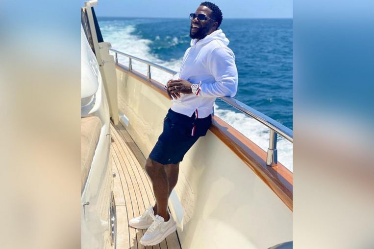  Actor-comedian Kevin Hart is thankful to just be alive as he turns 41