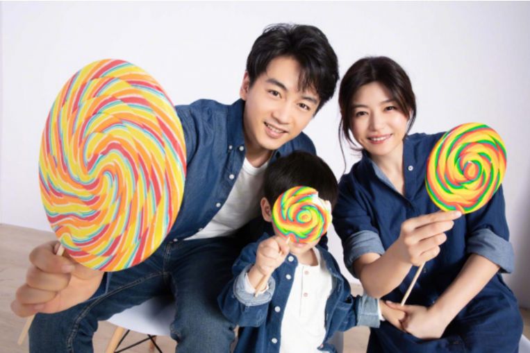 Taiwanese actress Michelle Chen marks actor husband Chen Xiao’s birthday with family photo