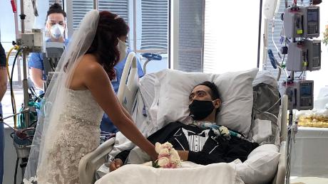  Nurses in a San Antonio hospital organize a patient’s wedding to help lift his spirits