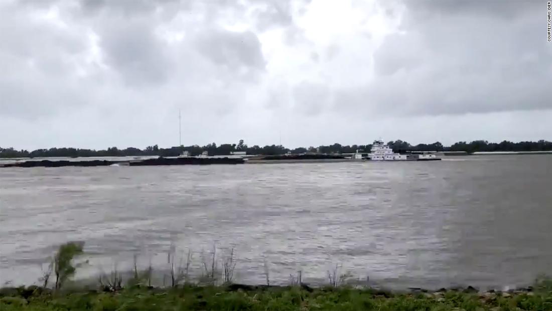  Hurricane Laura was so powerful it reversed the surface flow of the Mississippi River