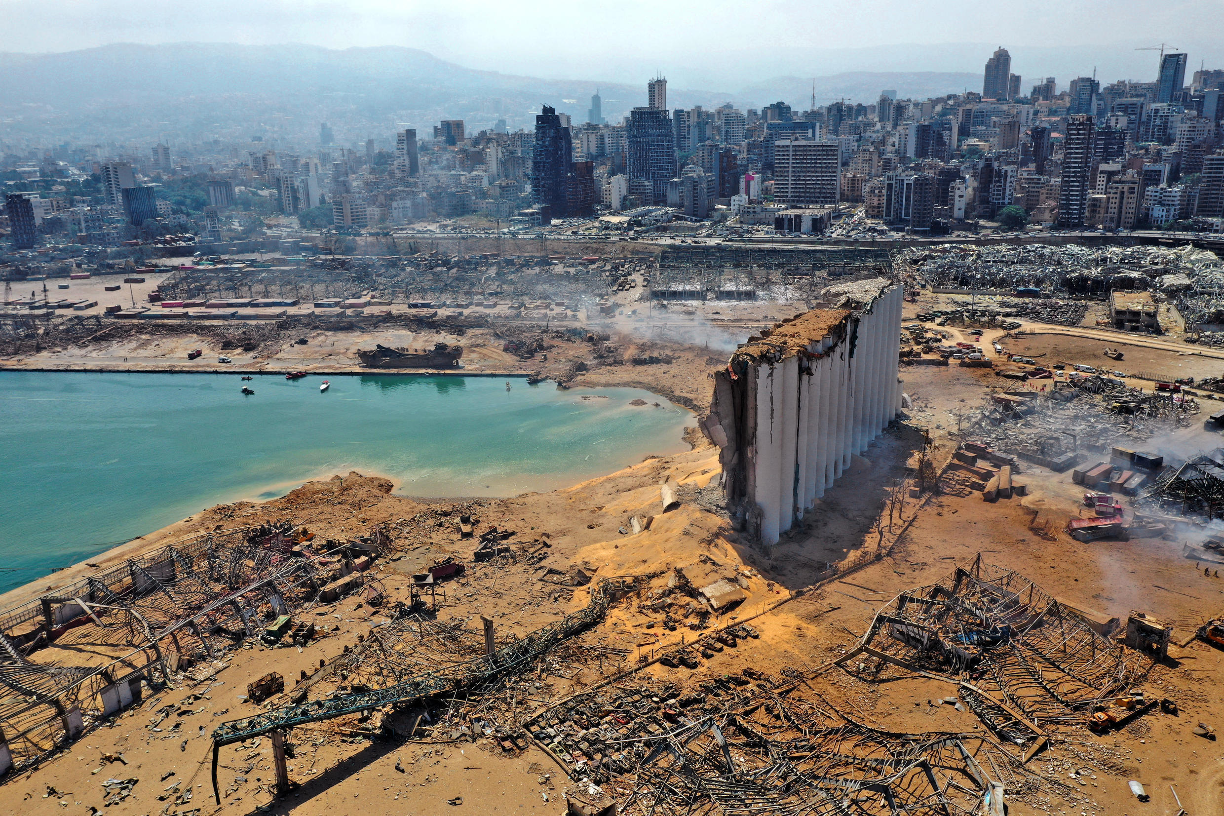  In pictures: Lebanon’s capital in ruins after Beirut port explosion