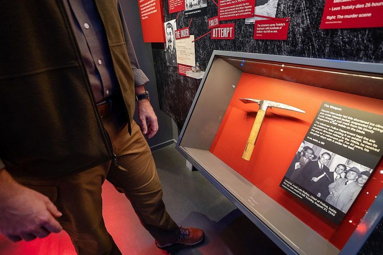  Ice axe that killed Trotsky now a museum exhibit