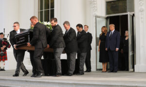  Funeral for Presidents Brother, Robert Trump, Held at White House