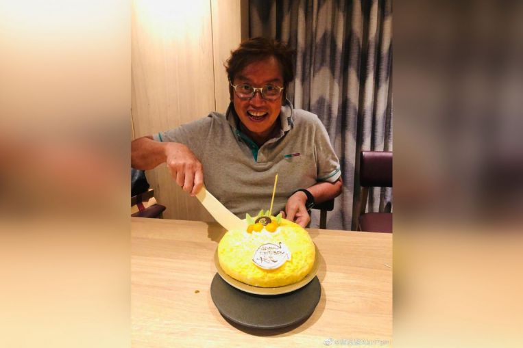  Hong Kong singer Alan Tam receives first cake one week before birthday, but vows to maintain weight