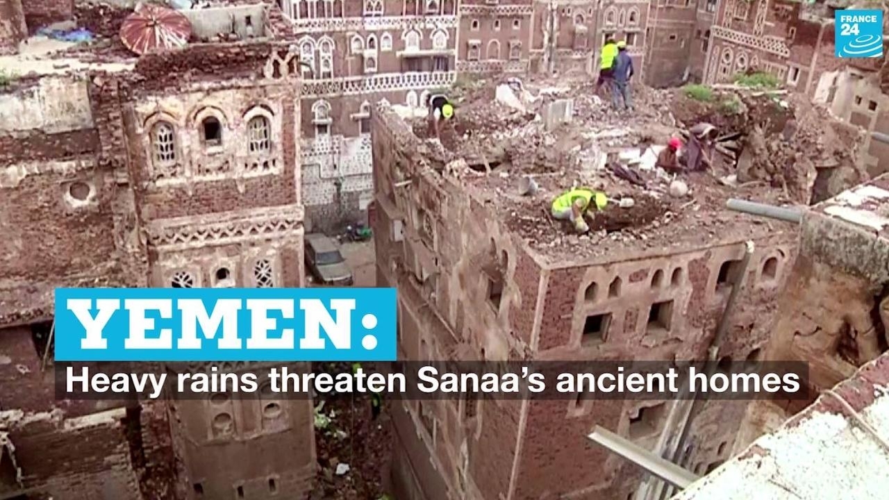  Yemen: Heavy rains threaten Sanaas ancient homes