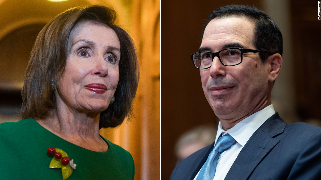  Pelosi and Mnuchin reach agreement to keep government funded until December 11