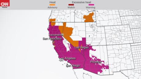  Record-breaking heat forecast in the West for Labor Day weekend