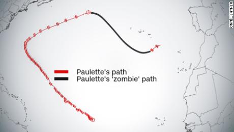  ‘Zombie’ Tropical Storm Paulette returns from the dead because it’s 2020