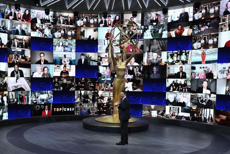  ‘Virtual’ Emmys open with cardboard cutouts, remote video calls