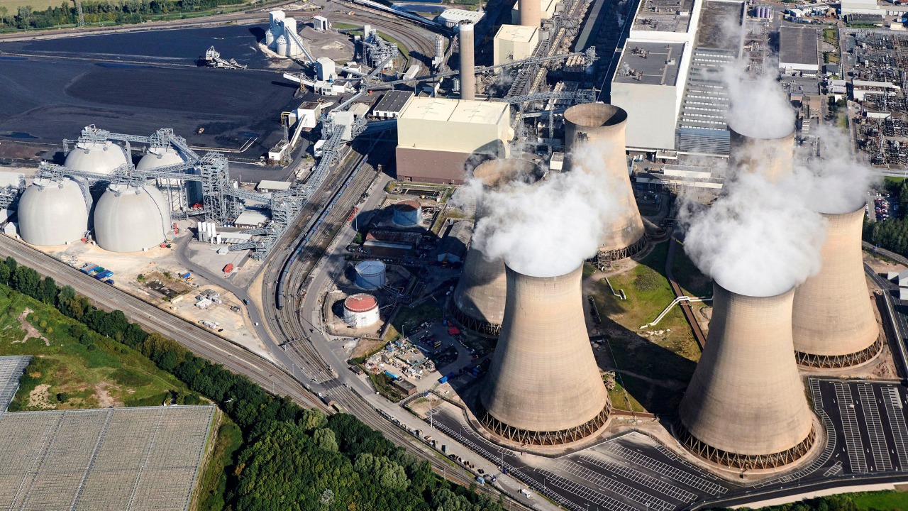  Drax power generation, 90% fewer emissions in last decade