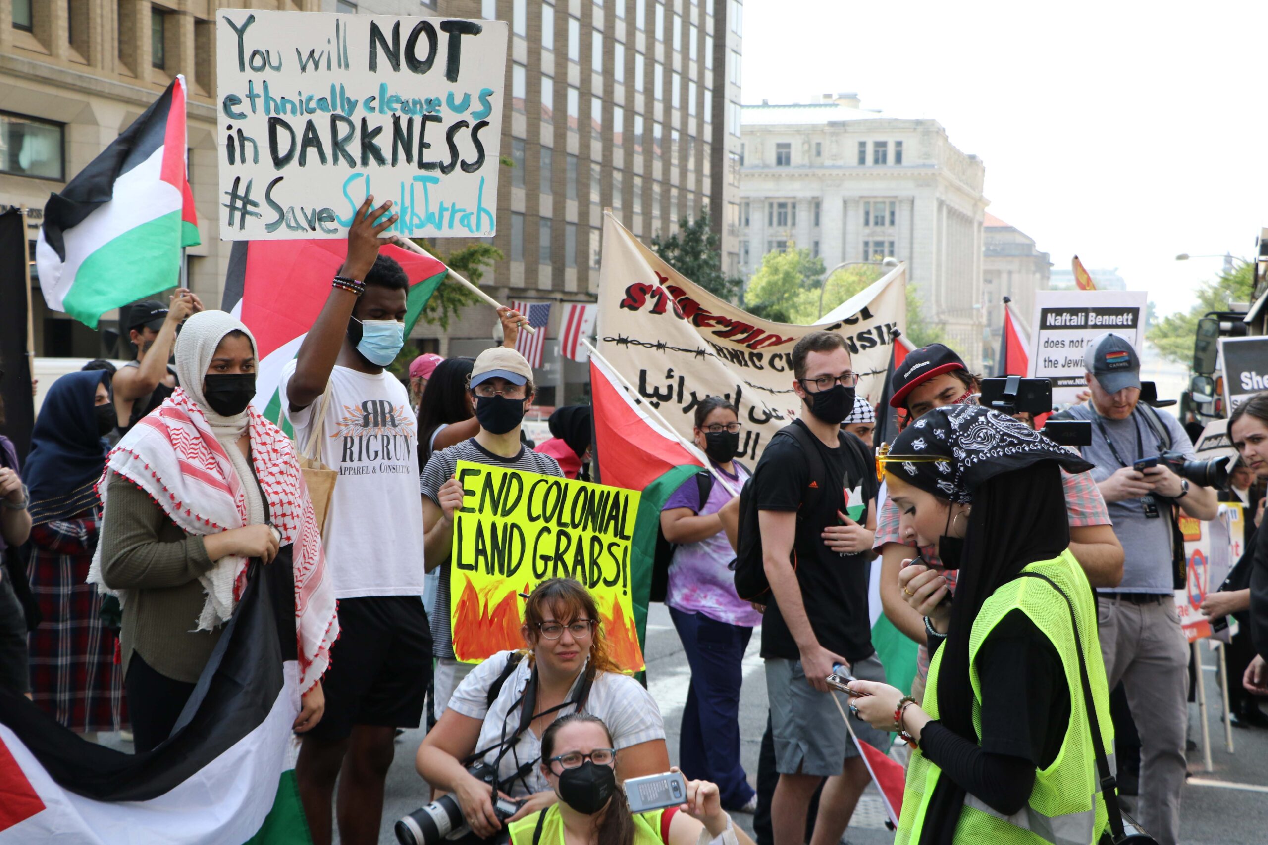  Pro-Palestine Rally Against Israeli PM’s Visit to Washington