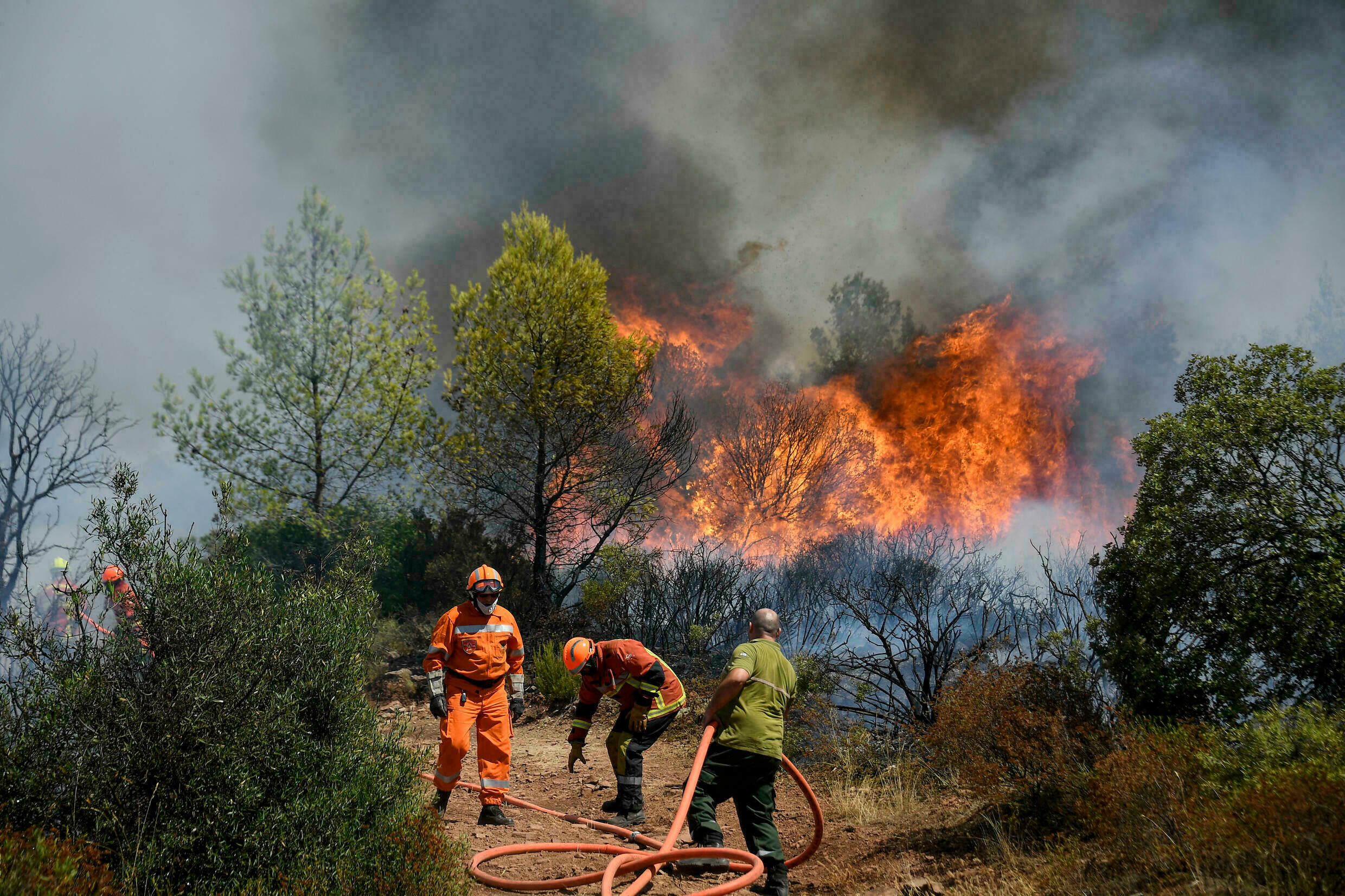  Wildfire Blazes Continue for Fifth Day in Spain