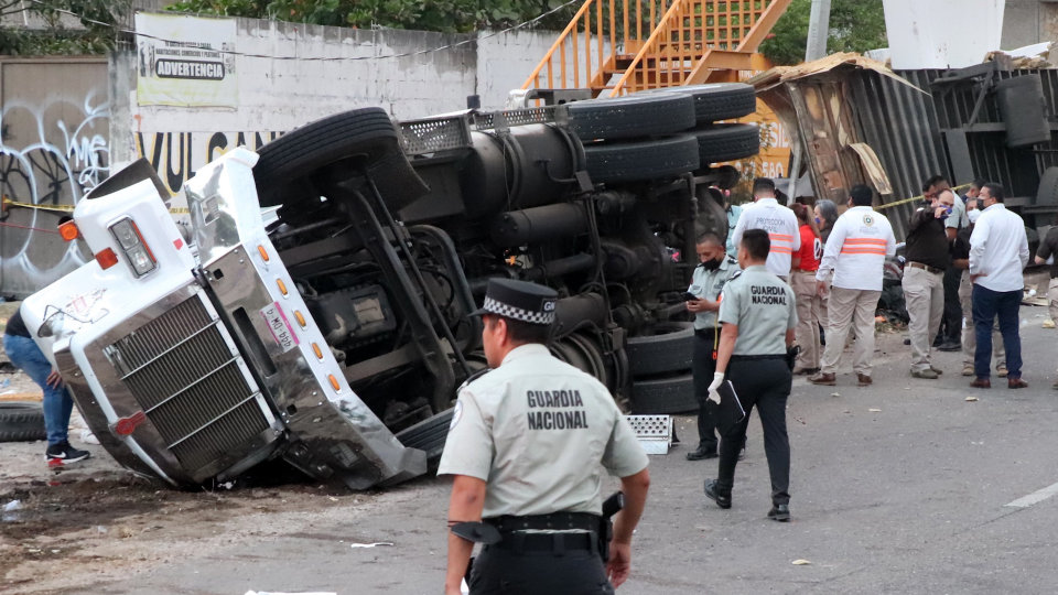  54 people killed in Mexico truck crash