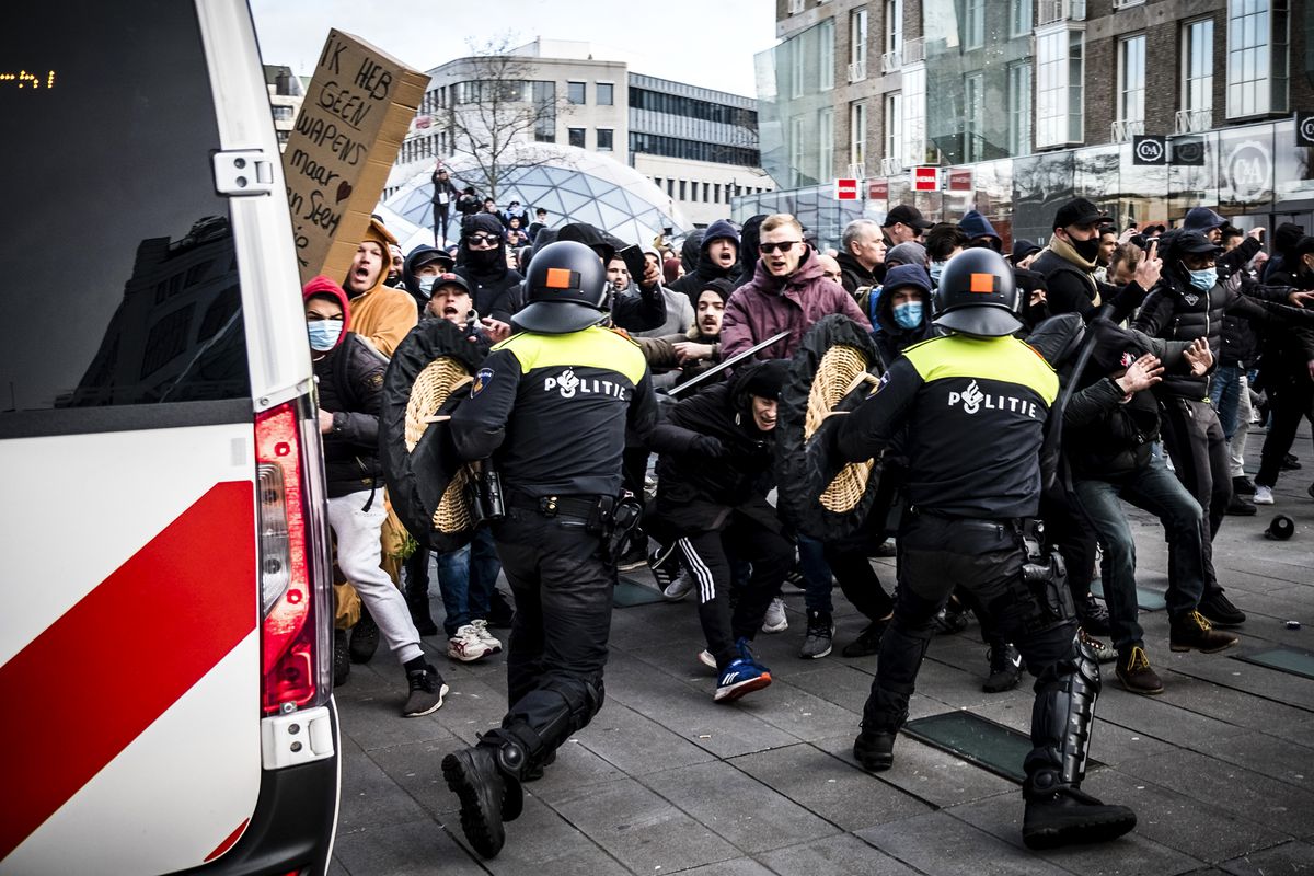  Anti-Lockdown Protests Sweep Amsterdam