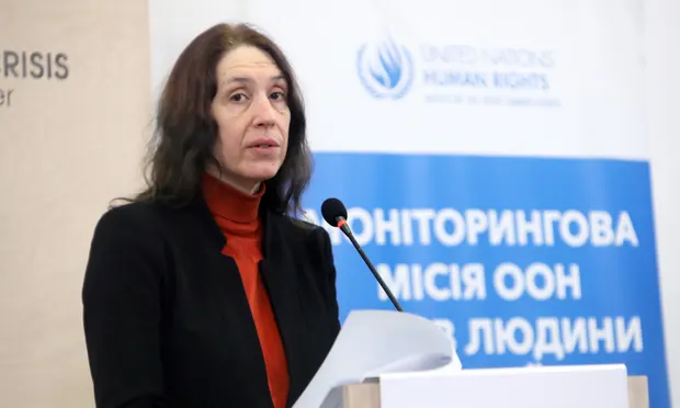 Matilda Bogner, head of the UN’s human rights office in Ukraine