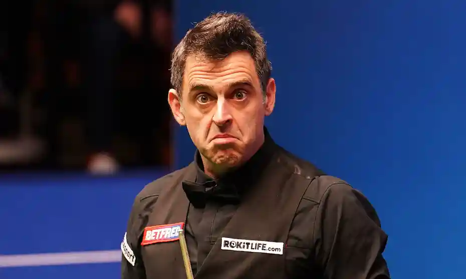 Ronnie O’Sullivan in snooker game