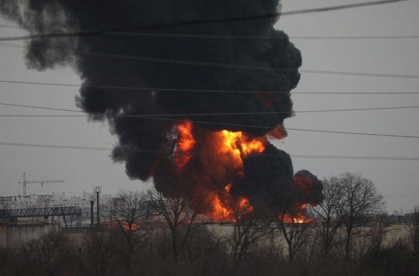  Russia Accuses Ukraine Attacks On Belgorod Fuel Depot