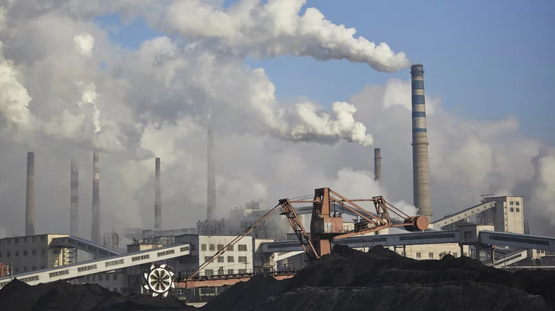 coal-burning power plant in Baishan,