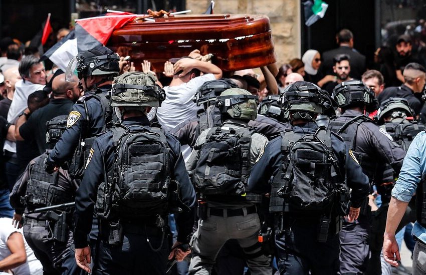  Israeli Police Attack Palestinian American Journalist Funeral