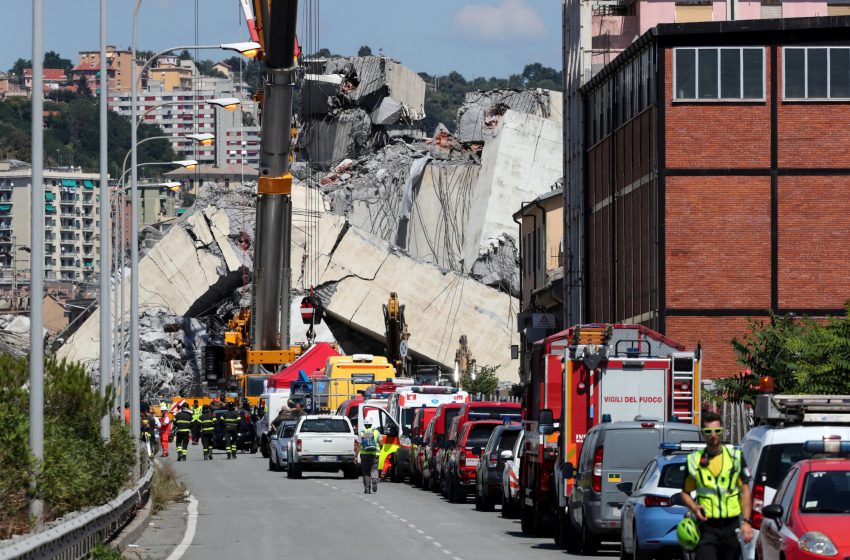  59 People on Trial over Genoa Bridge Disaster