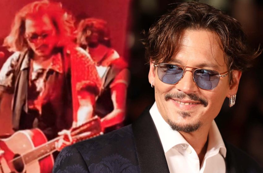  Johnny Depp Makes First On-Camera Appearance