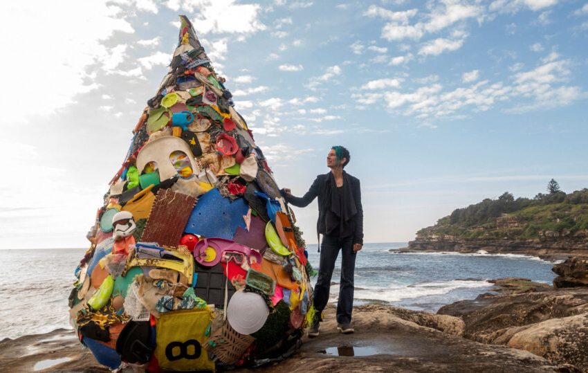  Australian Woman Transfers Rubbish into Art