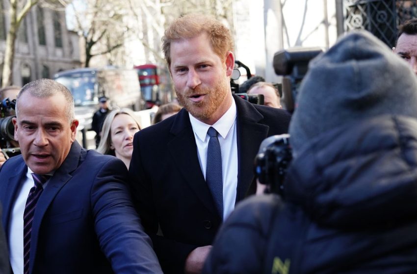  Prince Harry Appears before Court over Daily Mail case