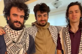 Three Palestinian students