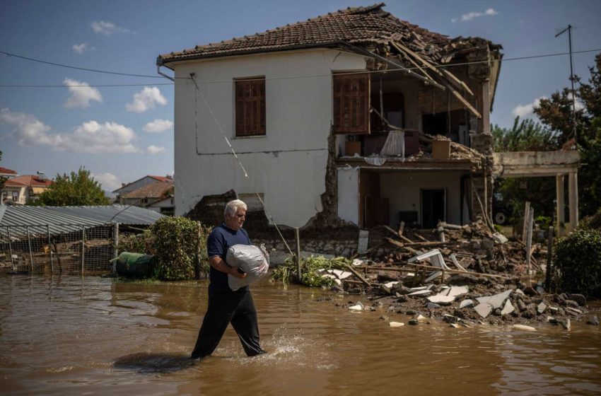  Greek village faces successive Natural disasters