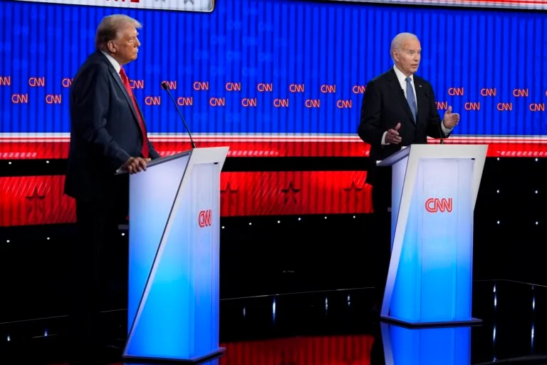  Biden and Trump meet at their first presidential debate