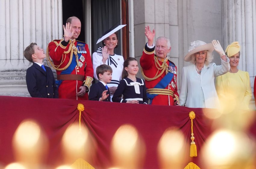  British royal family celebrate Trooping the Colour event