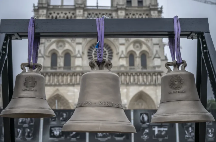  The bells of Notre Dame in Paris ring again