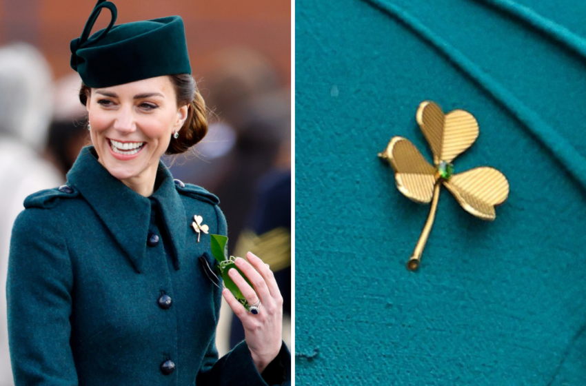  Kate Middleton:The history of her gold brooch