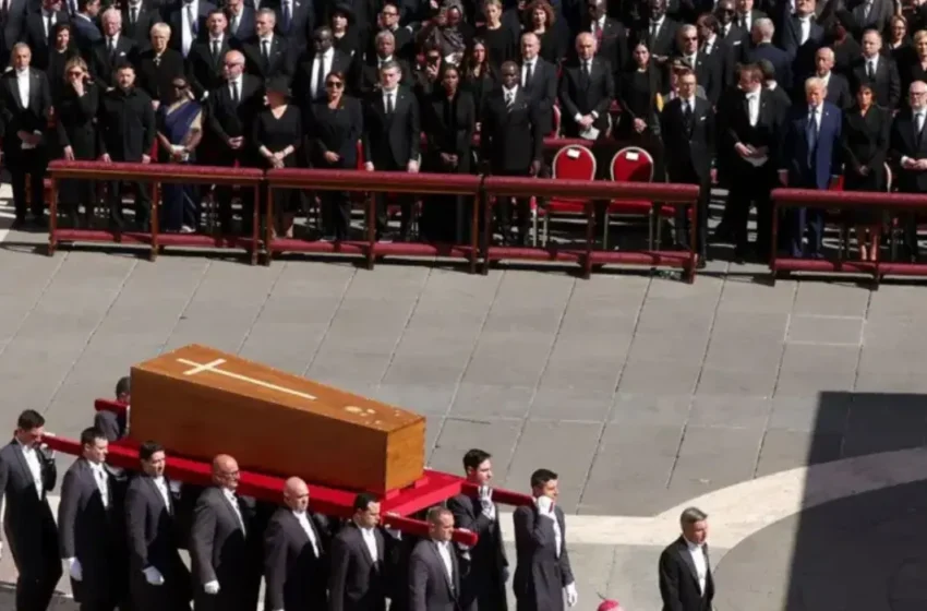  World Leaders gather in Rome as funeral mass for Pope Francis commences