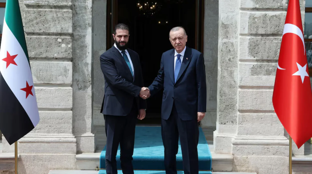 New Syrian leader Al-Sharaa visits Erdogan