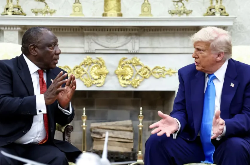  White House denies claim on South African farmer deaths