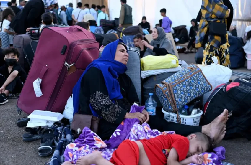450K Afghans return from Iran and UN, IOM warn of crisis
