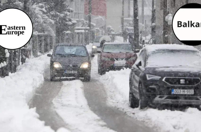 Storms disrupt travel across Eastern Europe and the Balkans