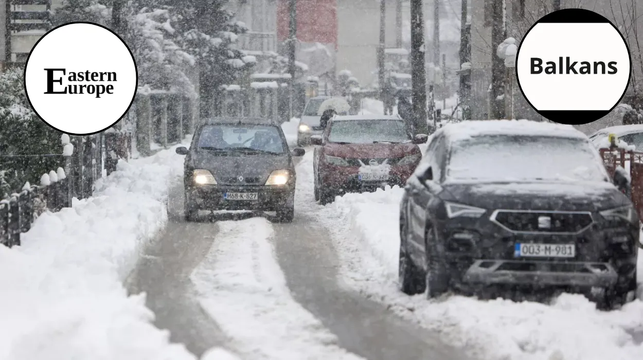 Storms disrupt travel across Eastern Europe and the Balkans