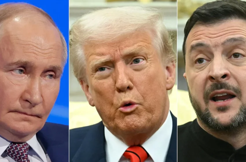 Ukraine hit by massive strikes as Trump criticises Putin