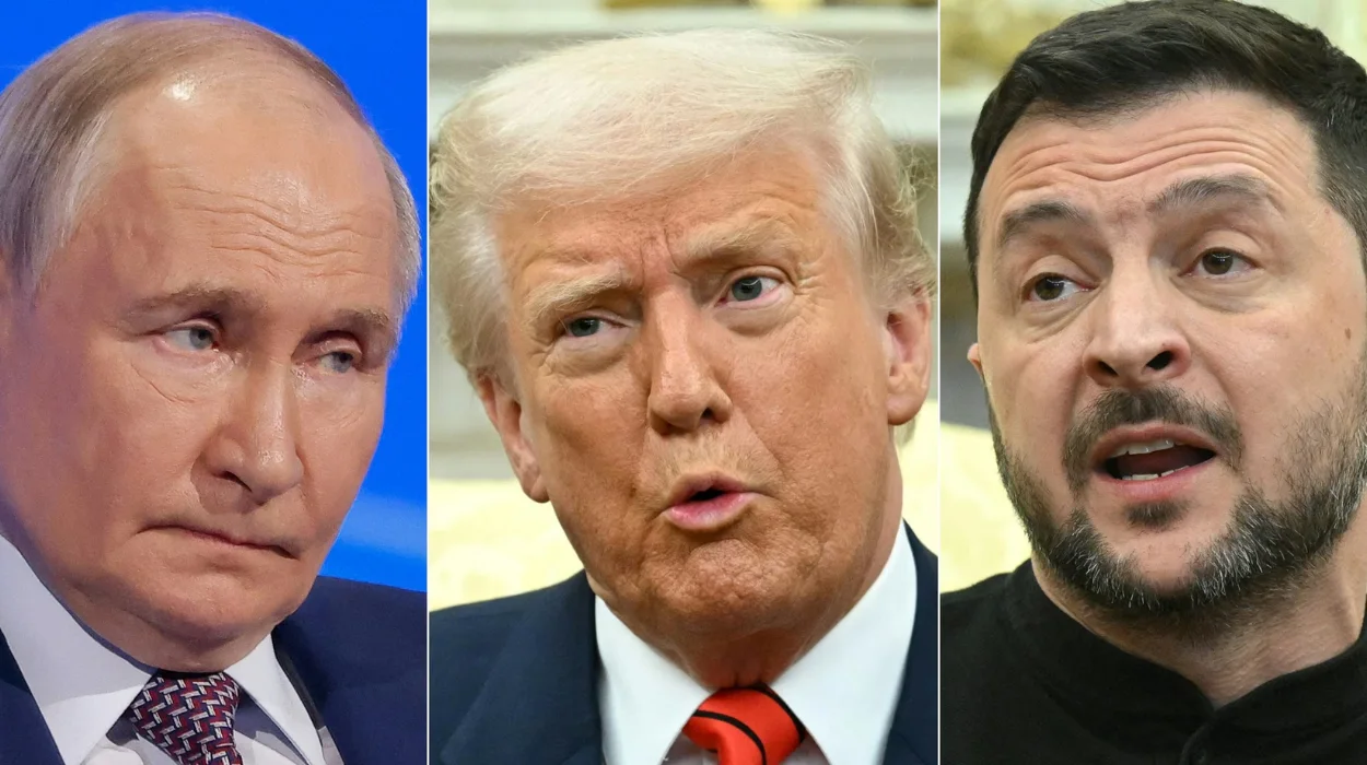 Ukraine hit by massive strikes as Trump criticises Putin